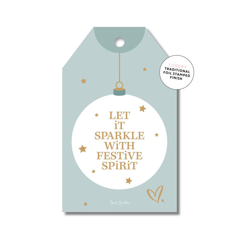 Festive Spirit - Sage - Gift Tag