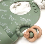 Elements Silicone and Beech Wood Teether