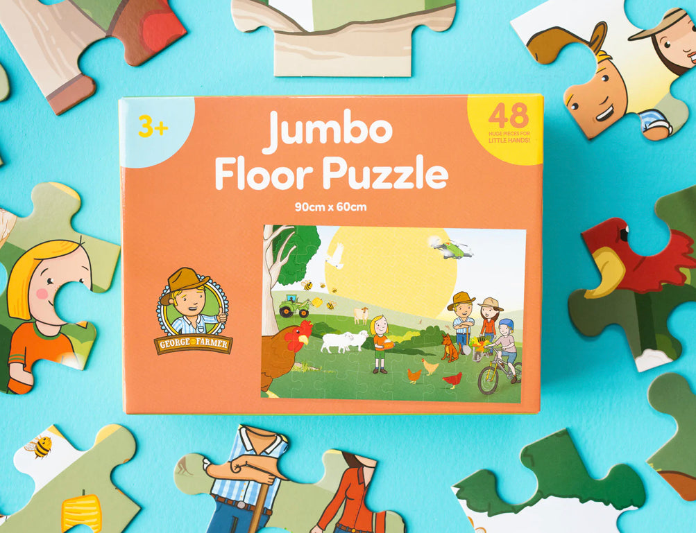 George The Farmer Jumbo Floor Puzzle