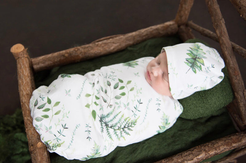 Enchanted Swaddle Sack and Beanie Set