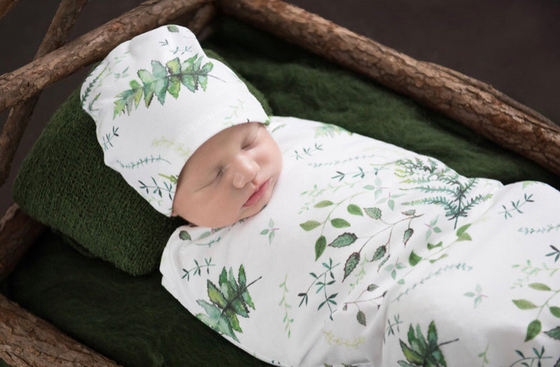 Enchanted Swaddle Sack and Beanie Set