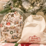Drawstring Bag - Christmas Houses