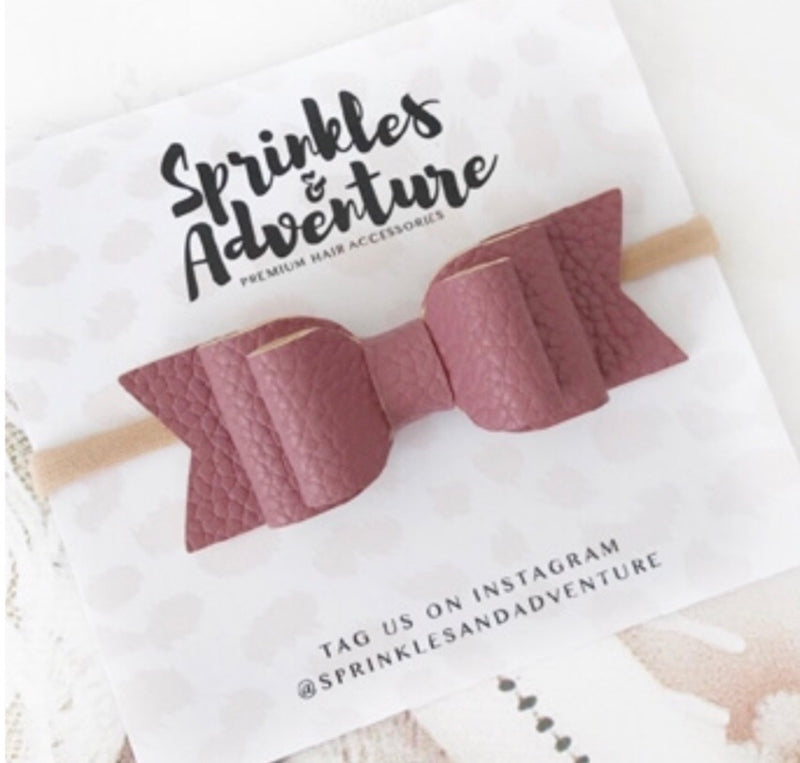 Sprinkles & Adventure Cashmere Rose Coco Bow