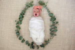 Peach Topknot Headband