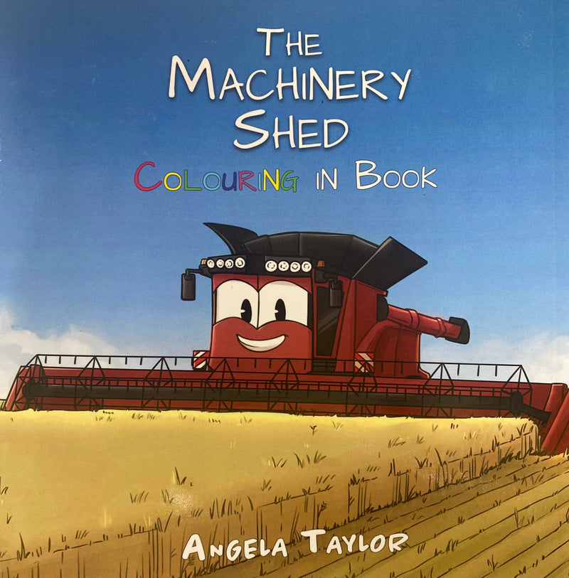 The Machinery Shed Children’s Colouring In Book