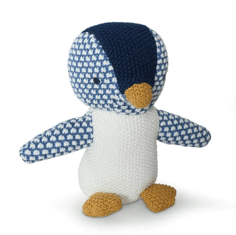 Pingu Penguin Knit Rattle
