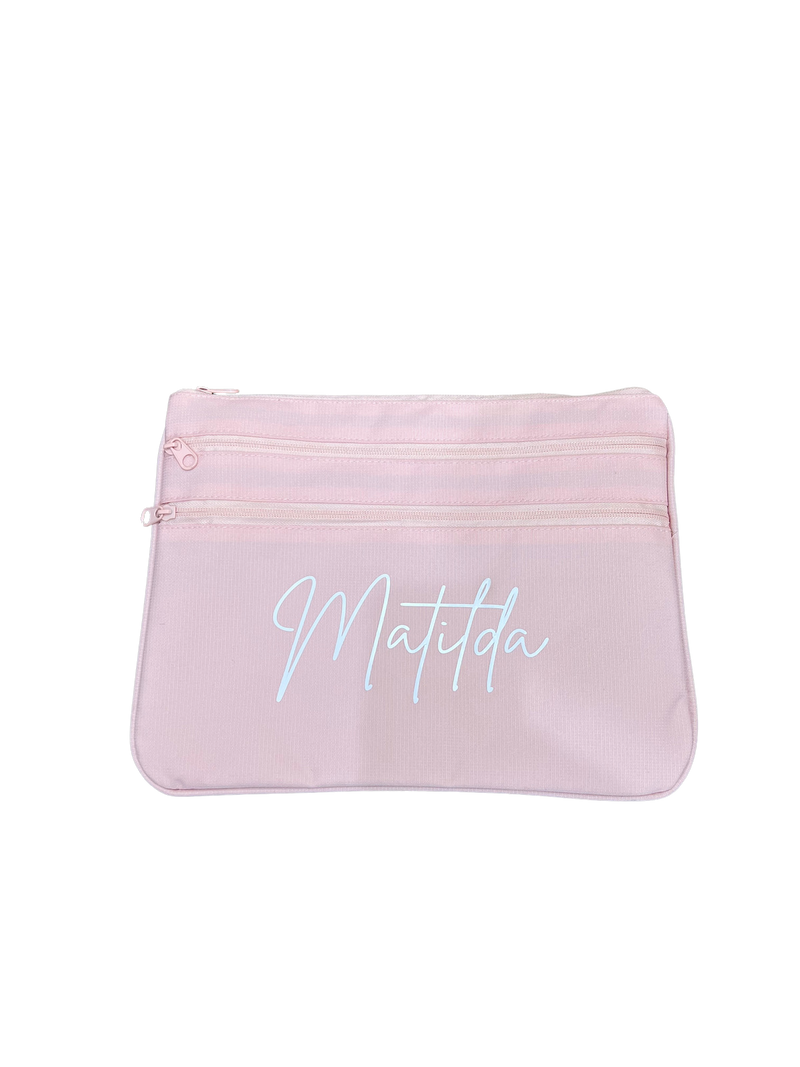 Personalised 3 compartment Pencil Case