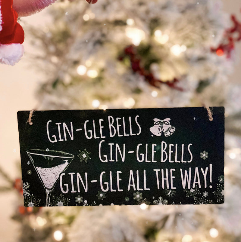 “Gin-Gle Bells” Sign