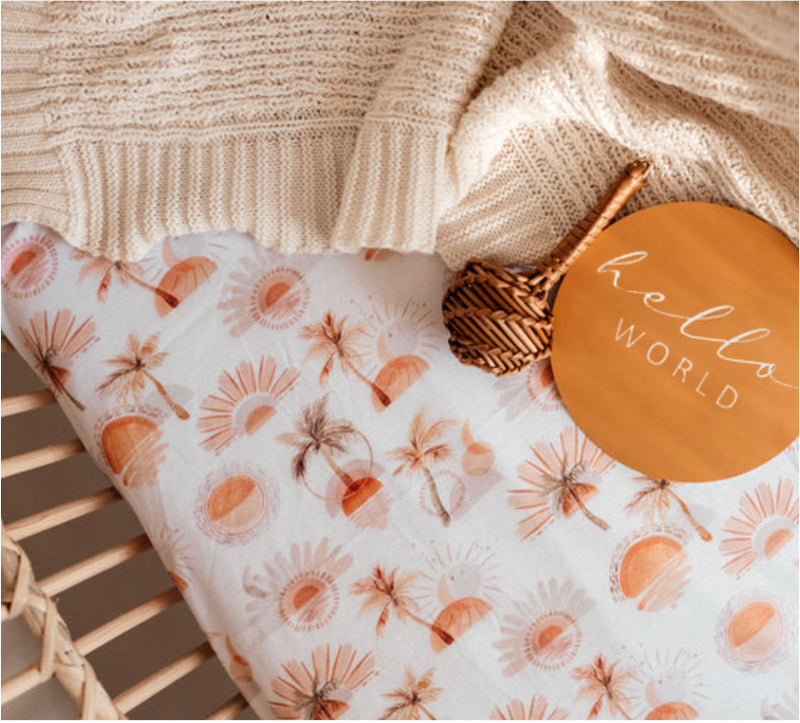 Paradise Bassinet Sheet | Change Cover