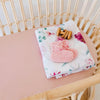 Lullaby Pink Bassinet Sheet | Change Cover